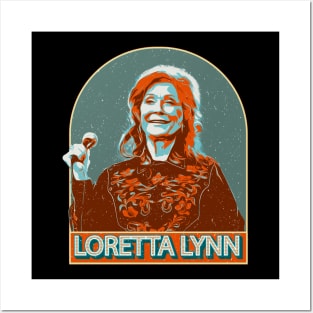 Loretta Lynn - retro Posters and Art